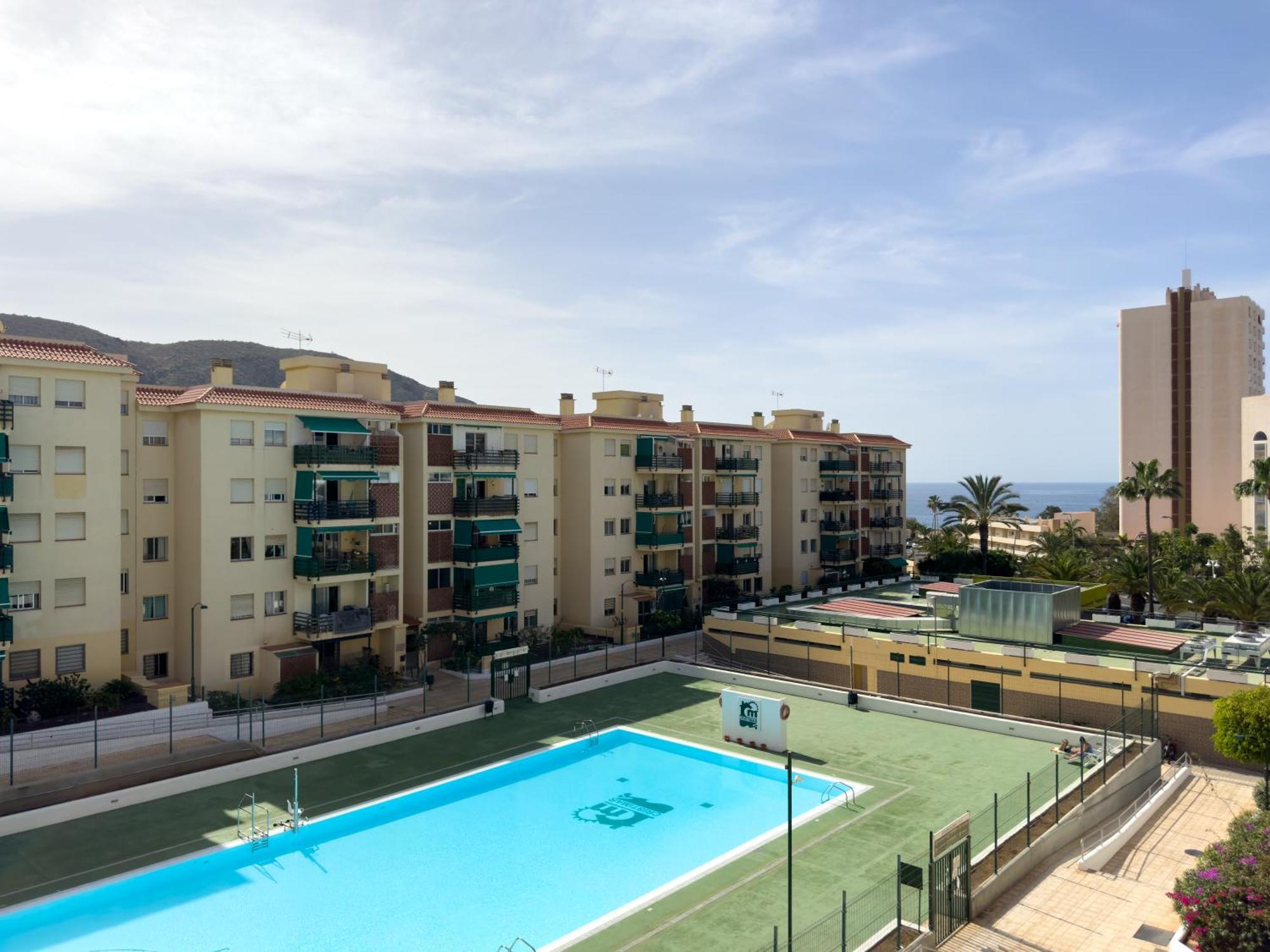 Amazing 3-Bedroom Apartment. Pool And Sea View! 洛斯克里斯蒂亚诺斯 外观 照片
